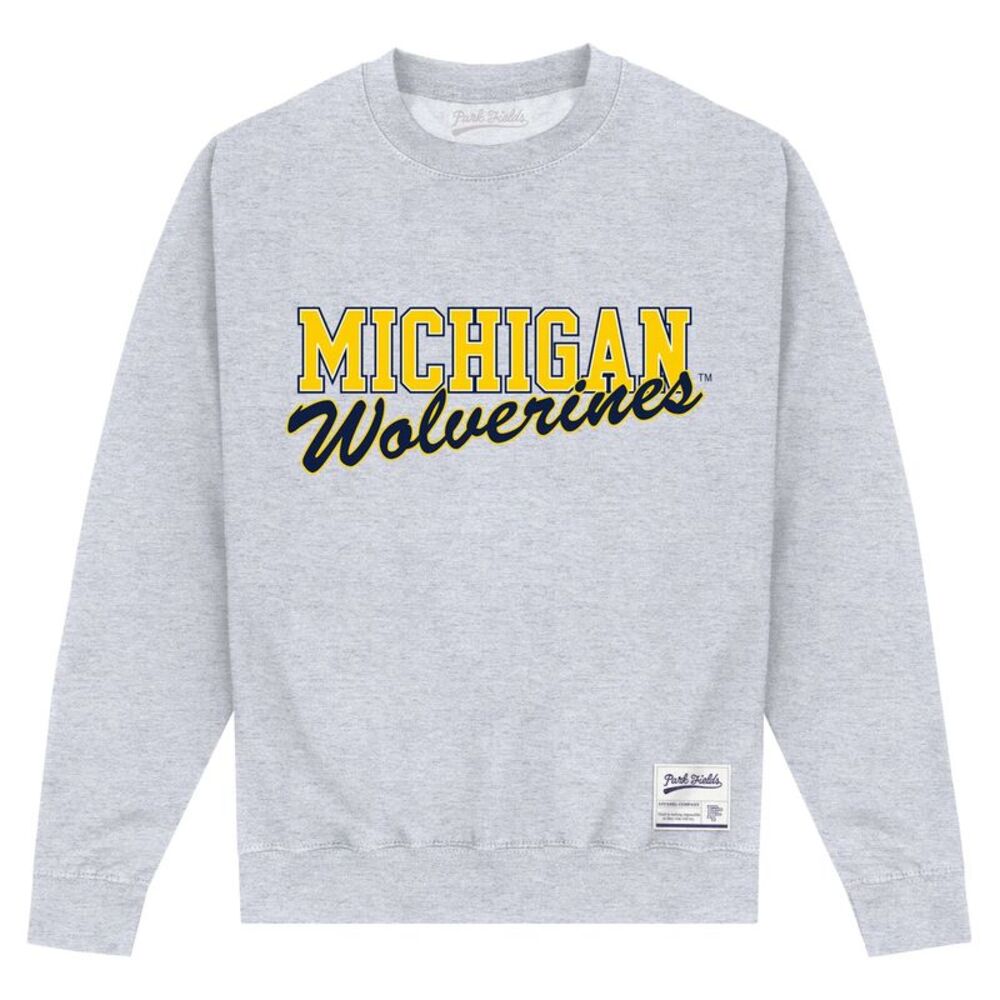Michigan Wolverines Unisex Adult Sweatshirt / Heather Grey
